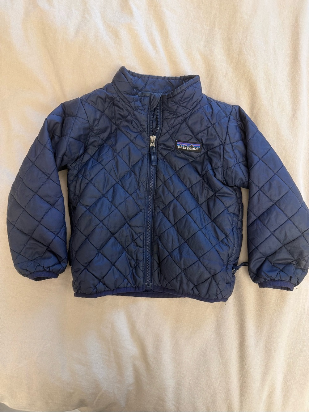 Patagonia Kids Quilted Navy Puffer Jacket